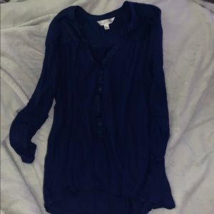 navy blue top